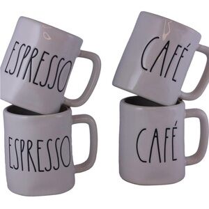 SHAWN G- Espresso and Café Mug Set of 3